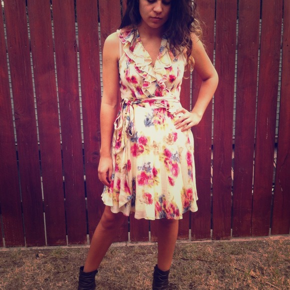 Beautiful floral dress.