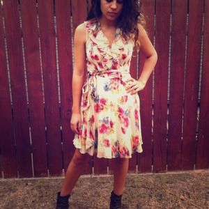 Beautiful floral dress.