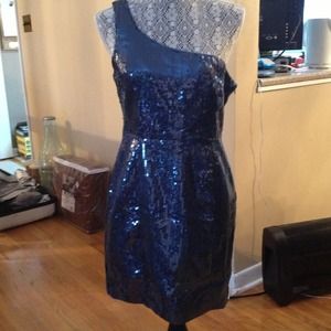 Forever 21 One Shoulder Sequin Dress