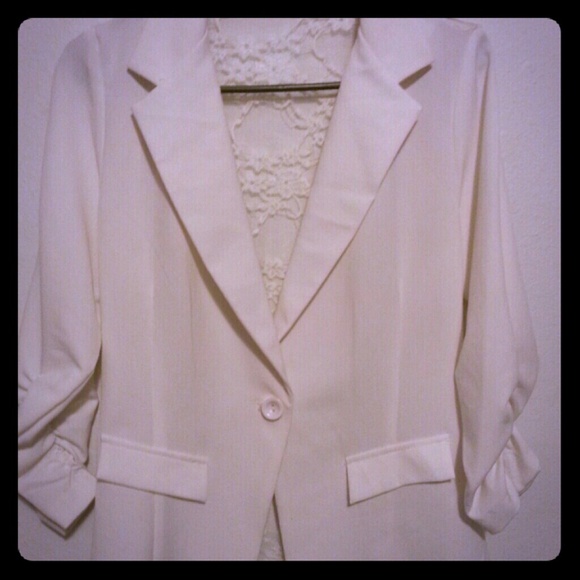 Jackets & Blazers - White Blazer