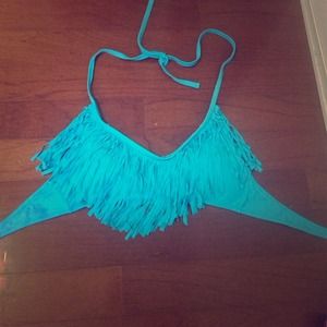 Fringe bikini top