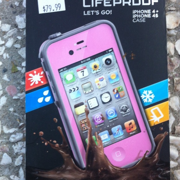 Life proof iPhone pink case