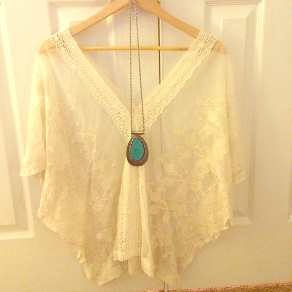 Over-Sized Sheer Top