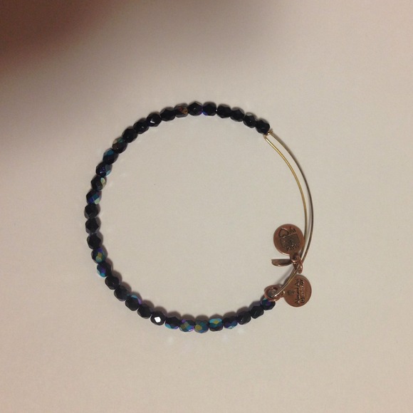 Beaded Alex and Ani Rock Candy Midnight Blue