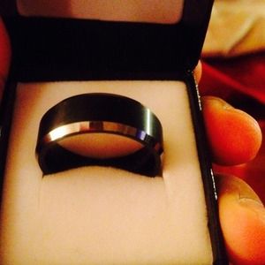 Tungsten wedding band
