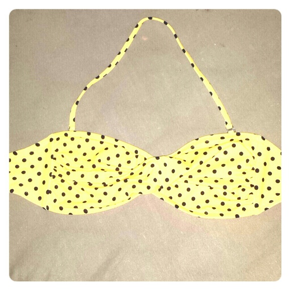 Yellow bikini top