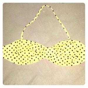 Yellow bikini top