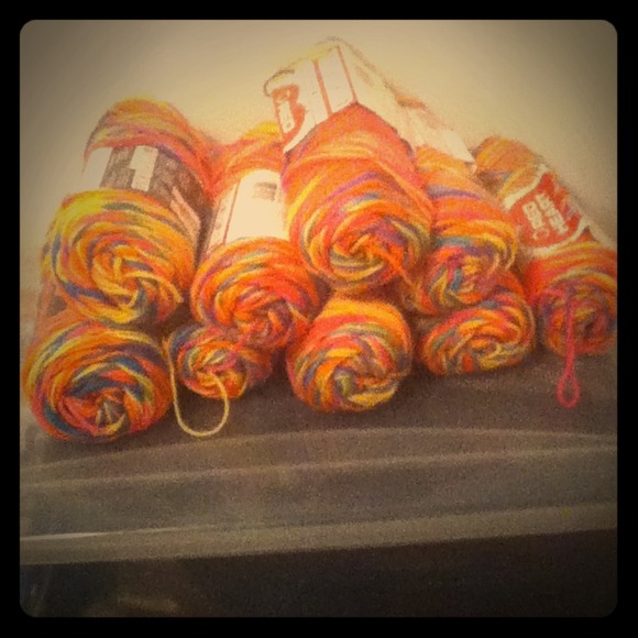 Neon Rainbow Yarn Bundle