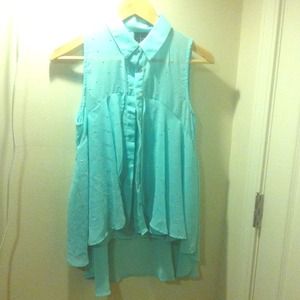 🎽 PRETTY BLUE HIGH LOW SHIRT 🎽