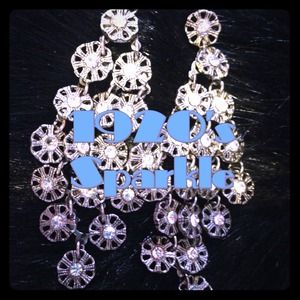 1920's style statement earrings