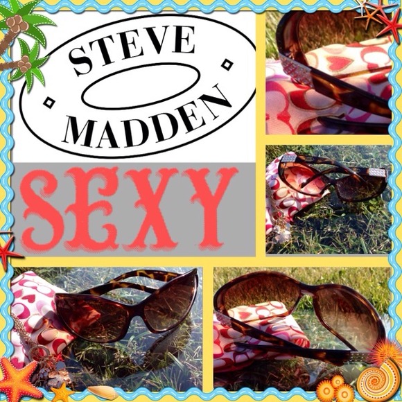 Host Pick🎉Steve Madden Leopard & Bling Sunnies 🌞 - Picture 1 of 4
