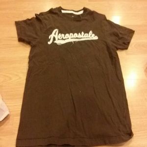 Men's Aeropostale brown shirt