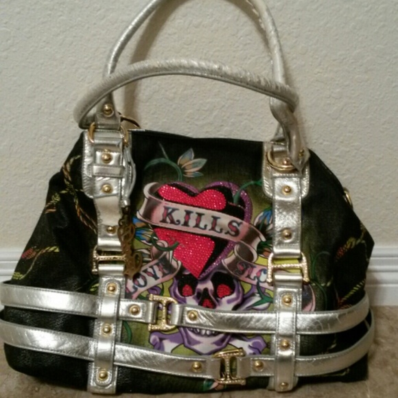 Ed Hardy authentic Limited Edition handbag