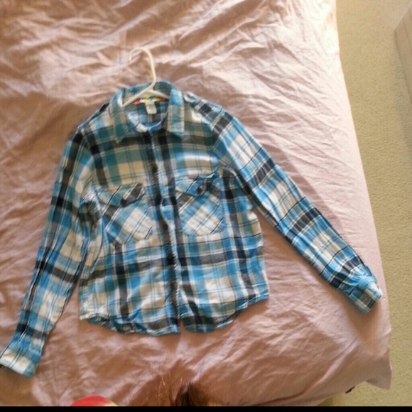 SOLD Blue flannel