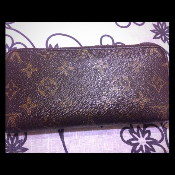 LV double zipper wallet