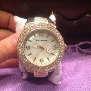 Vernier gold faced watch