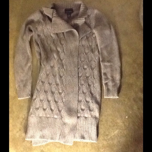 *SALE* Cynthia Rowley long grey cardigan