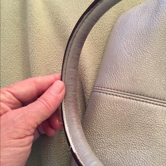 Silver TIGNANELLO  Leather Tote with Key Chain - Picture 7 of 8