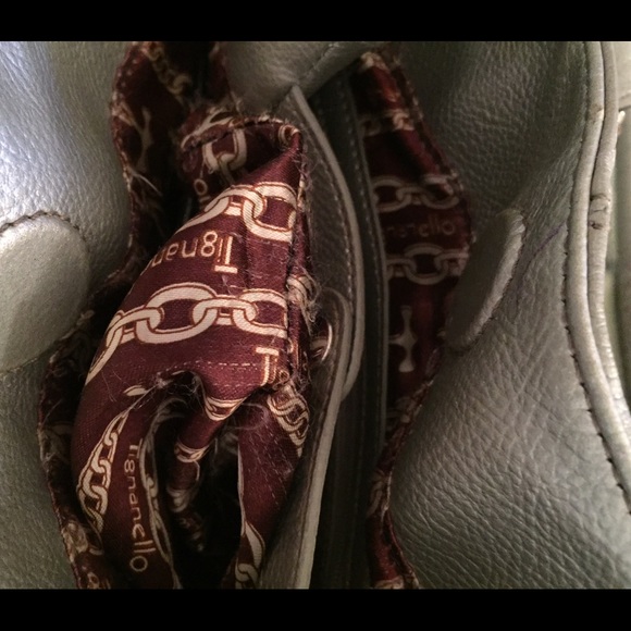 Silver TIGNANELLO  Leather Tote with Key Chain - Picture 8 of 8