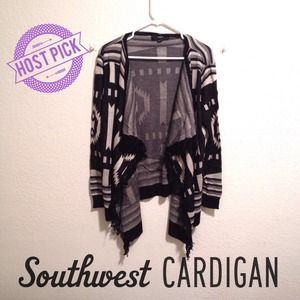 Outerwear - Southwest Fringe-trimmed Cardigan Outerwear - Southwest Fringe-trimmed Cardigan