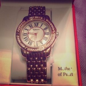 Style & Co. Mother of Pearl gold watch