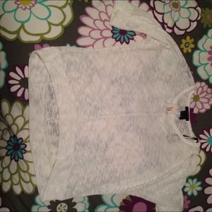 Cream Knit Top FOREVER 21