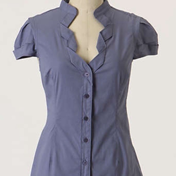 Anthropologie Daring Dart Blouse