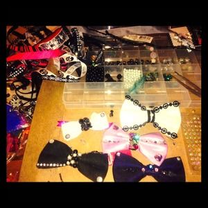 Hand crafted hair bows