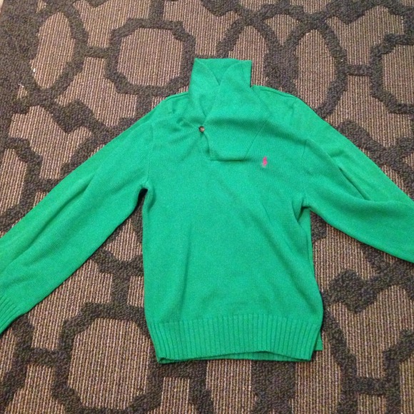 Ralph Lauren Kelly green  pullover & long sleeve