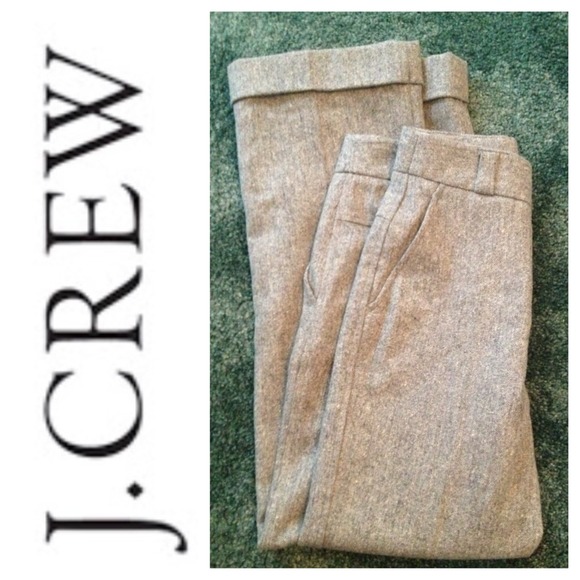 J. Crew Pants - Grey Wool Trouser Pant