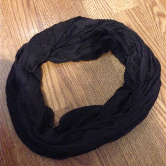 Brown infinity scarf