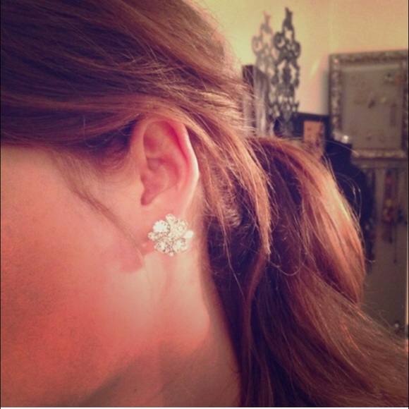 Cluster Statement Earrings - new in box! - Picture 4 of 5