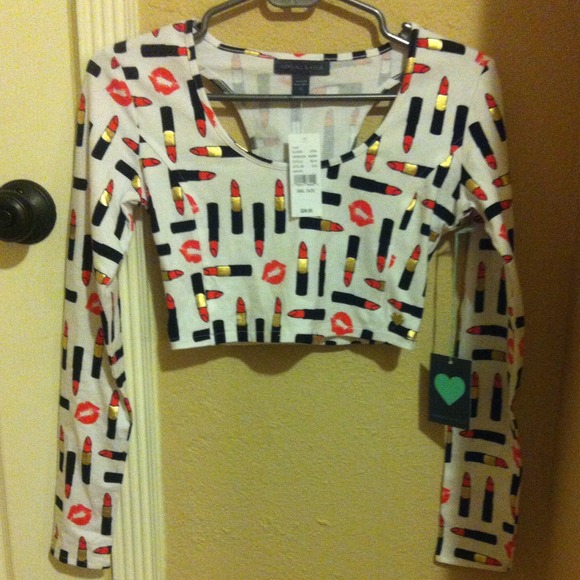 ⚡️traded Kendall & Kylie Cropped Long Sleeve