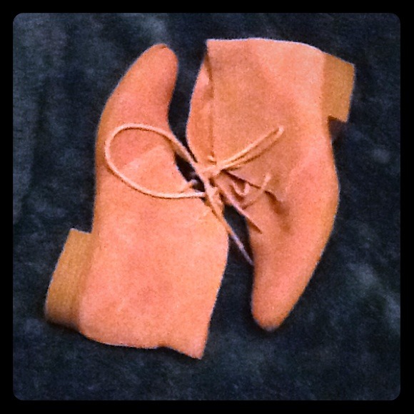 Pink ankle boots