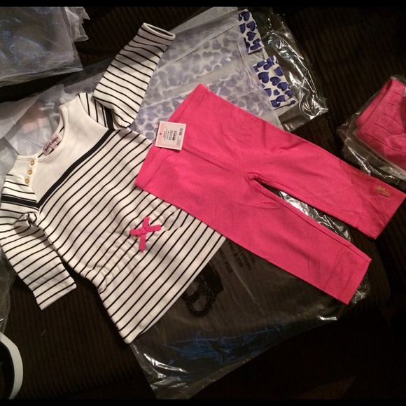 adorable authentic juicy couture babygirl set