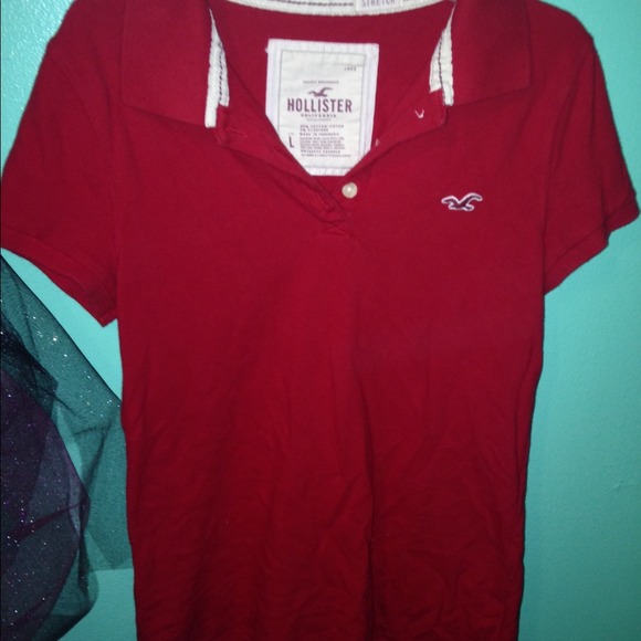 Hollister collared t shirt