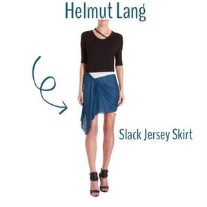 Helmut Lang Dresses & Skirts - Helmut Lang Slack Jersey skirt cobalt Helmut Lang Dresses & Skirts - Helmut Lang Slack Jersey skirt cobalt