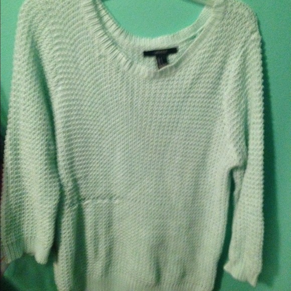 Knitted blue long sleeve