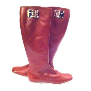 Size 38 Gianfranco Ferre Cognac Boots - New