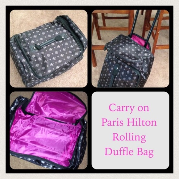 Sale! Paris Hilton rolling duffle bag carry on