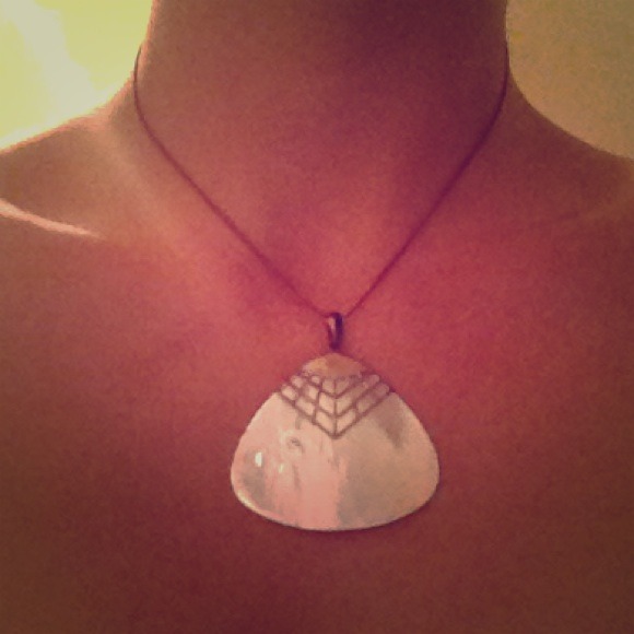 Pearl silver necklace vintage