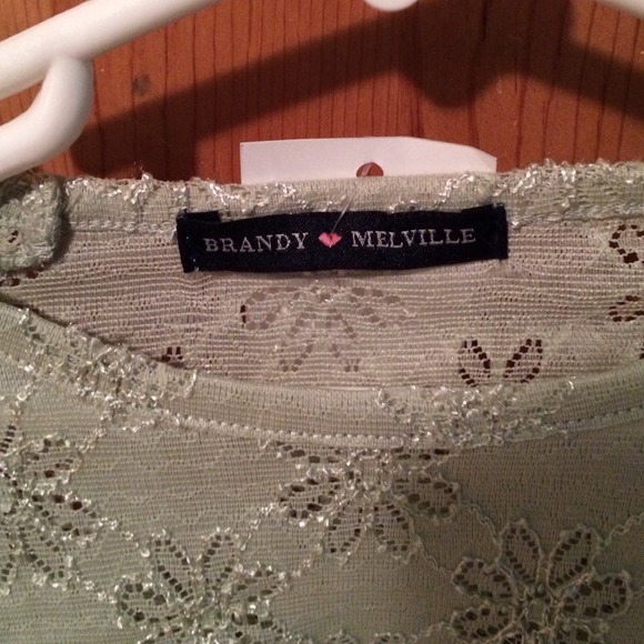 Brandy Melville mint green shirt - Picture 2 of 4