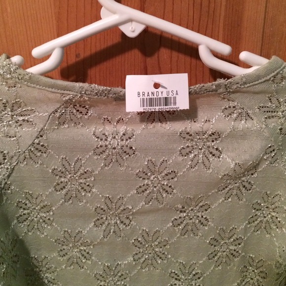 Brandy Melville mint green shirt - Picture 3 of 4