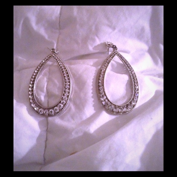 Large earrings