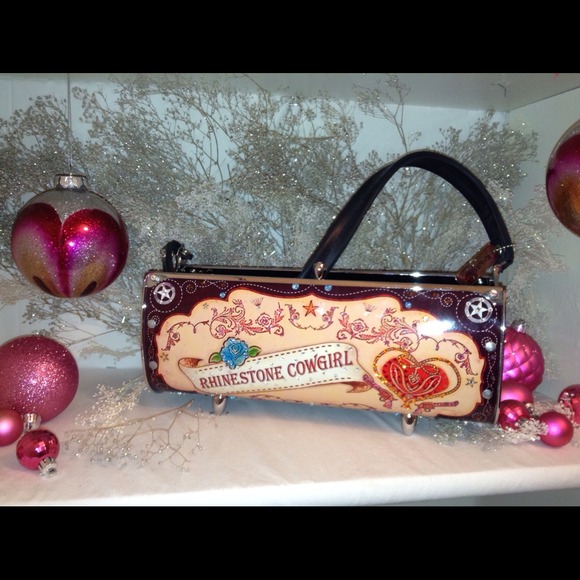 Little Earth Swarovski embedded constructed purse! - Picture 2 of 4