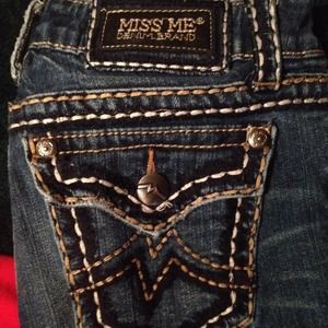 Size 27 miss me boot cut jeans