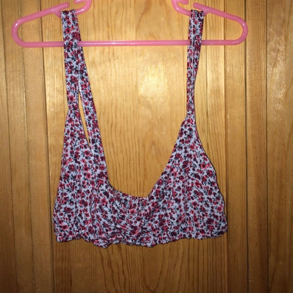 Brandy Melville floral Bralette - Picture 2 of 4
