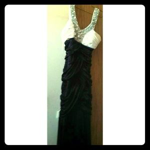 Black and White Prom Dress