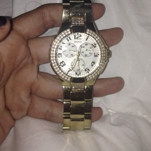 Guess gold watch