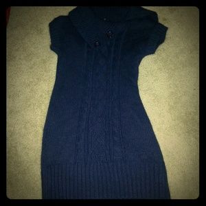 Purple sweater dress!